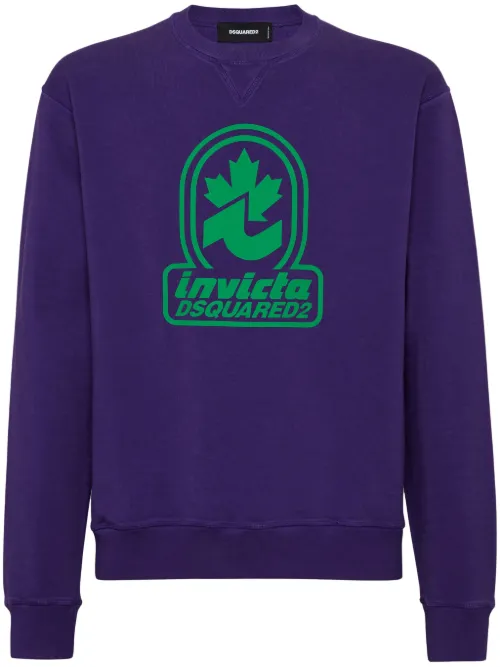 DSQUARED2 sweat Invicta - Violet - DSQUARED2 - Modalova