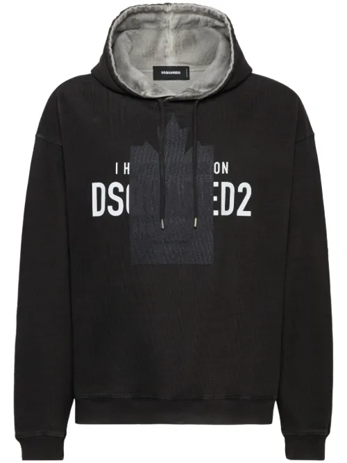 Hoodie à logo imprimé - DSQUARED2 - Modalova