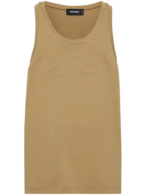 DSQUARED2 embossed-logo tank top