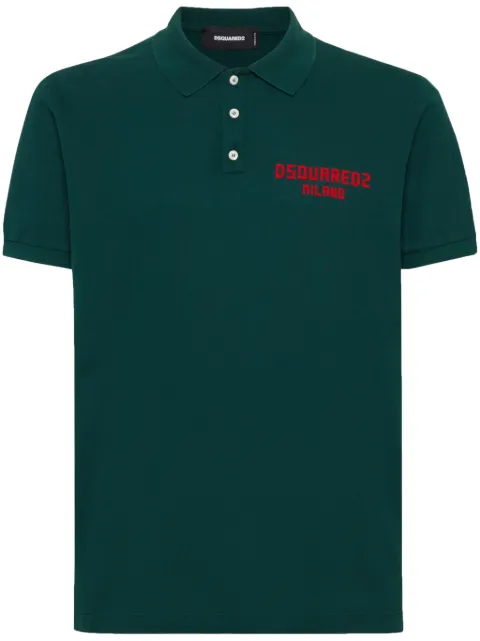 DSQUARED2 logo-print polo shirt