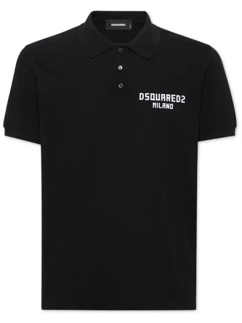 DSQUARED2 playera tipo polo con logo estampado