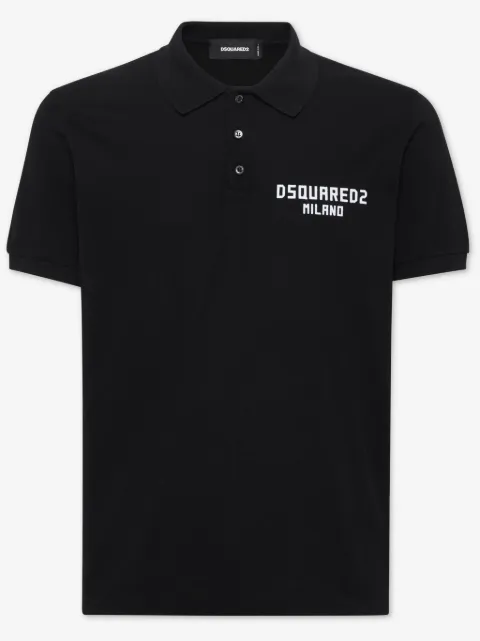 DSQUARED2 dyed tennis fit Dsquared2 Milano polo