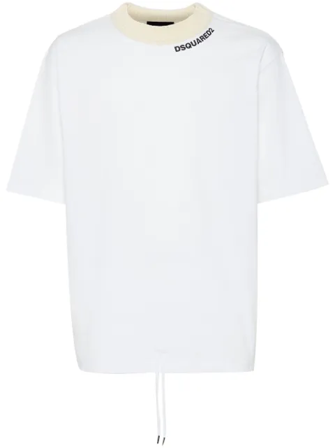 DSQUARED2 drawstring-hem T-shirt