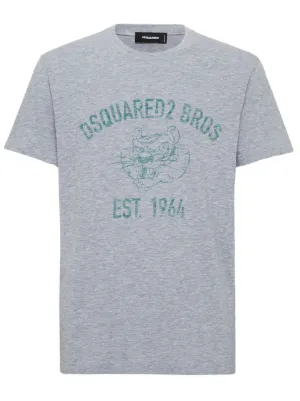DSQUARED2 Erotica Cotton T-shirt | Grey | FARFETCH