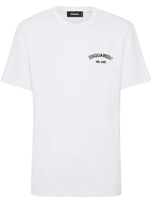 T-shirt à logo brodé - DSQUARED2 - Modalova