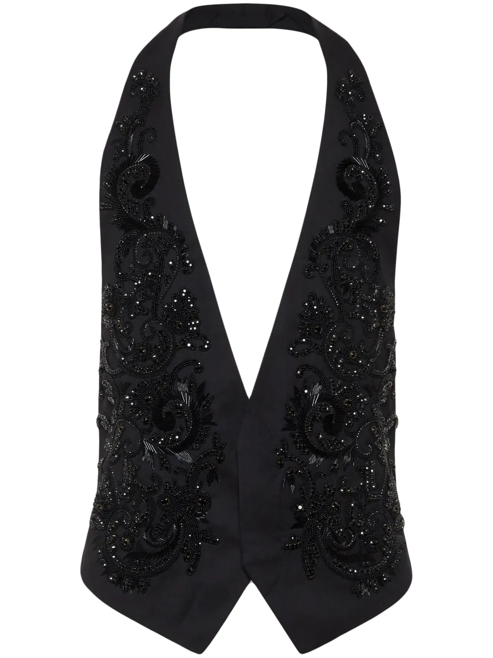 DSQUARED2 sequin-embellished waistcoat | Black | Image 1