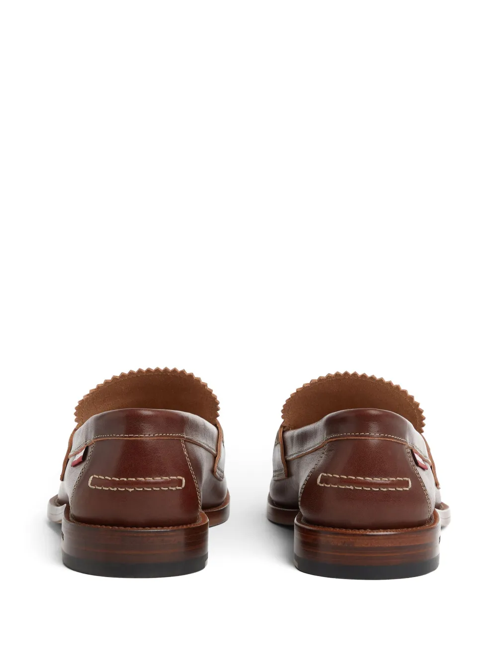 DSQUARED2 leather loafers Brown