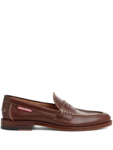 DSQUARED2 кожаные лоферы
