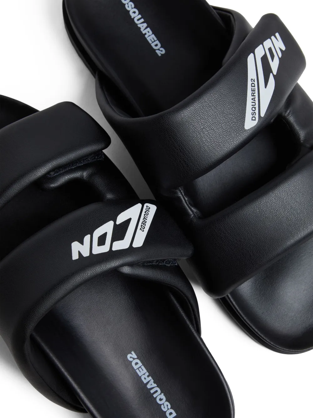 DSQUARED2 Ibra slides Black