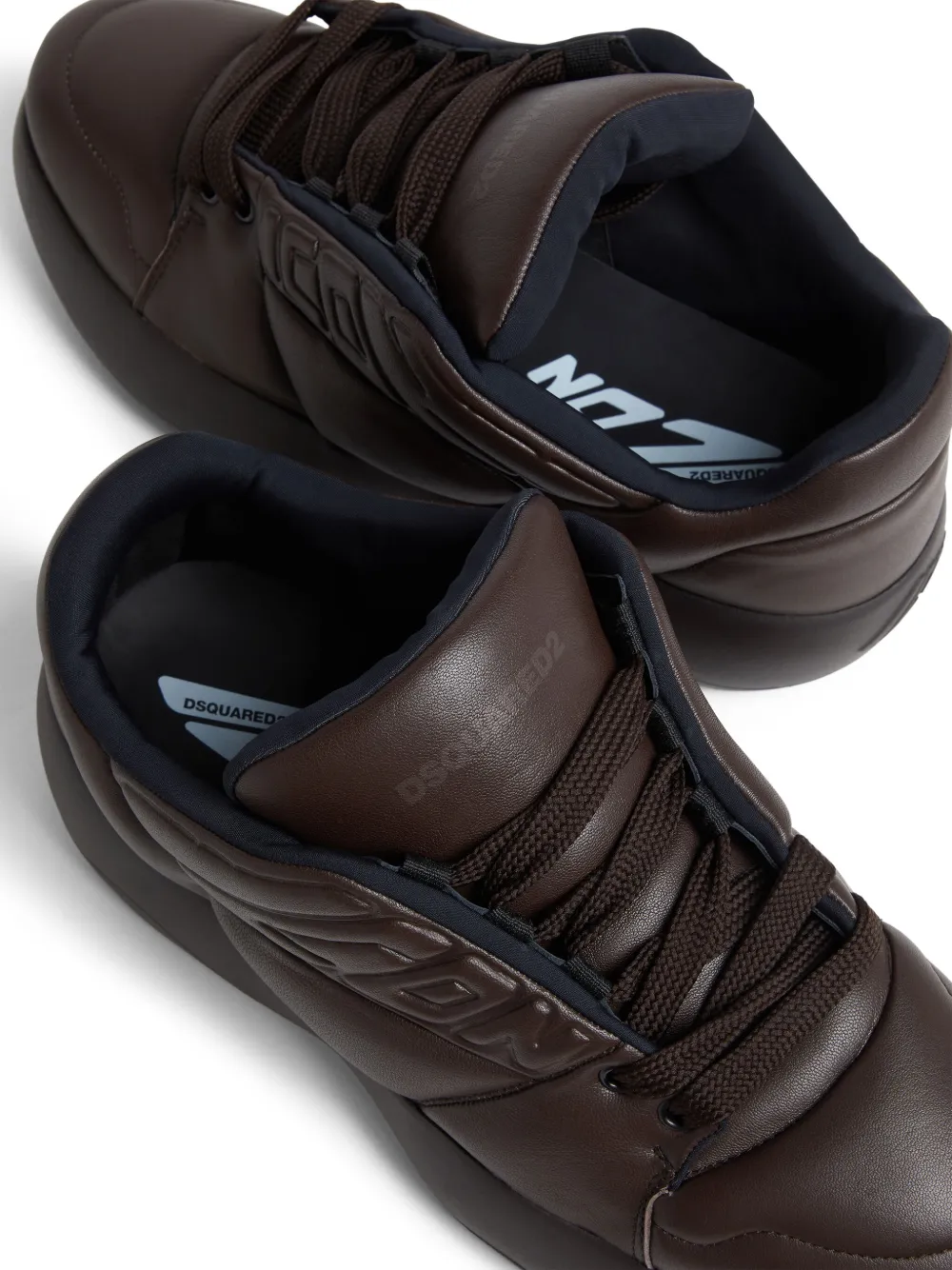 Shop Dsquared2 Icon New Generation Sneakers In Brown