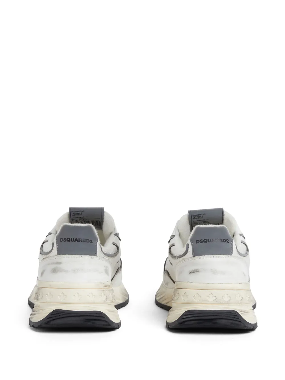 DSQUARED2 distressed-finish sneakers Neutrals