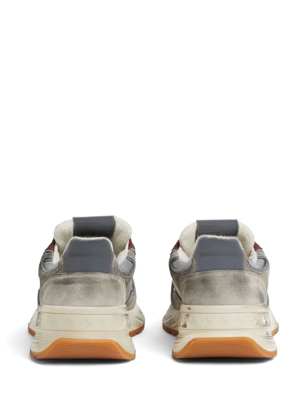 DSQUARED2 distressed-finish sneakers Grey