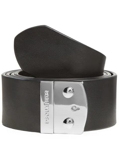 DSQUARED2 logo-buckle belt