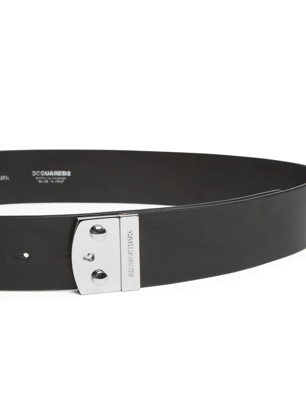DSQUARED2 Riem met logogesp Zwart