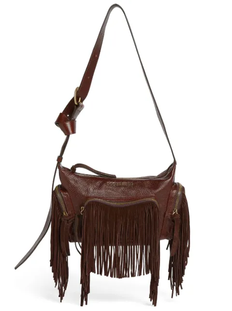 DSQUARED2 bolsa de hombro de cuero