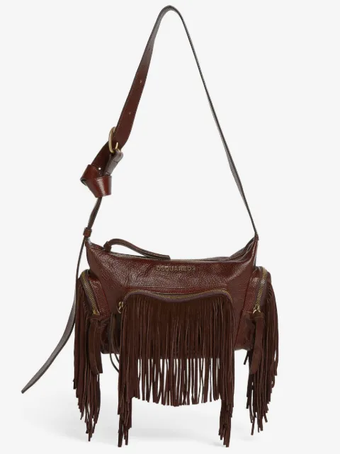 DSQUARED2 bolsa de hombro de cuero