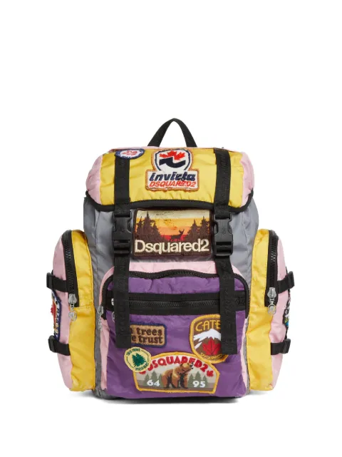 DSQUARED2 x Invicta logo-appliqué backpack