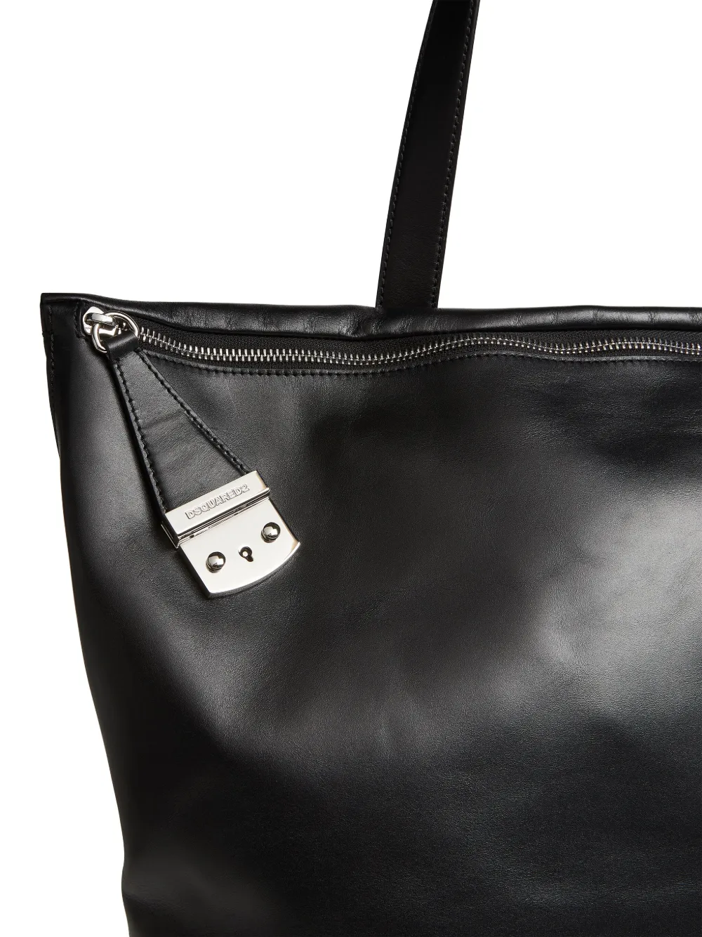 DSQUARED2 Leren shopper Zwart