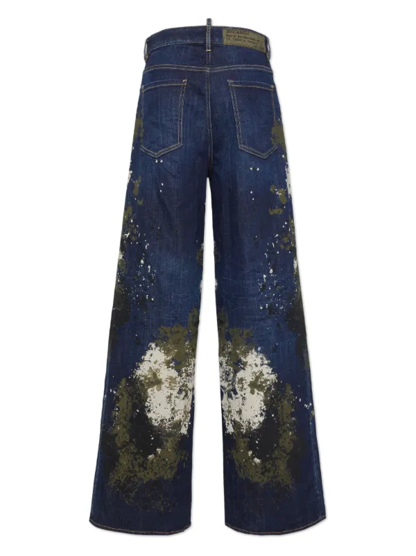DSQUARED2 プリント ジーンズ | ブルー | FARFETCH JP DSQUARED2 プリント ジーンズ | ブルー | FARFETCH JP