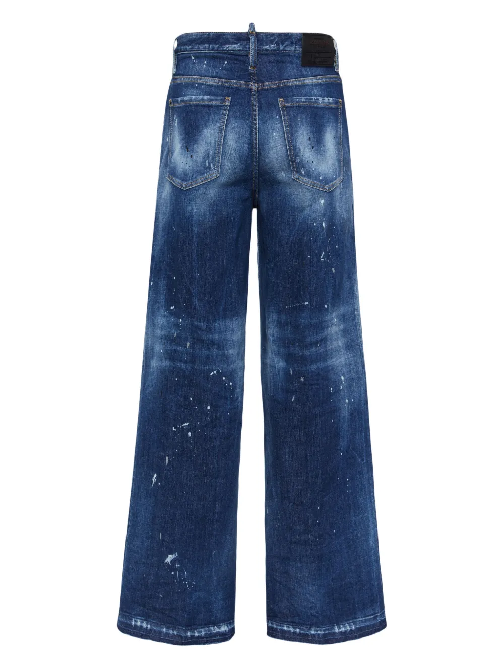 DSQUARED2 Gerafelde jeans met wijde pijpen - Blauw
