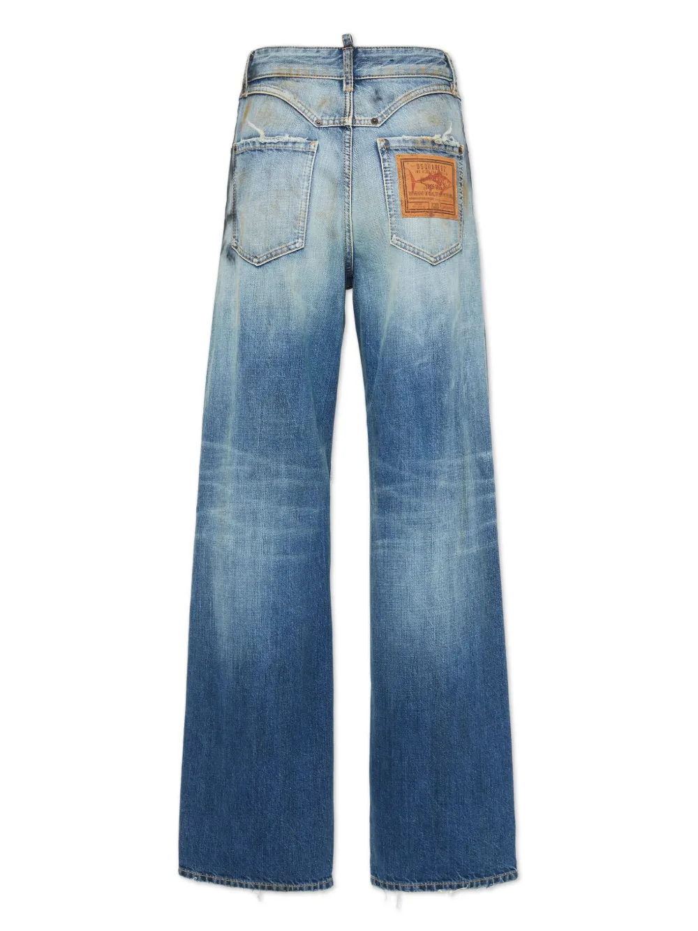 DSQUARED2 Jeans met wijde pijpen - Blauw