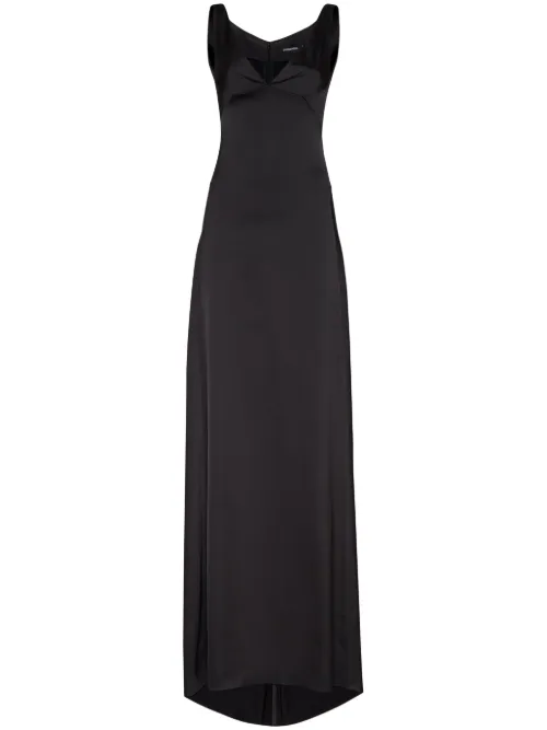 Robe en satin à coupe longue - DSQUARED2 - Modalova