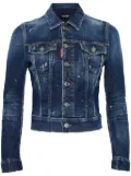 DSQUARED2 logo-appliqué jacket - Blue
