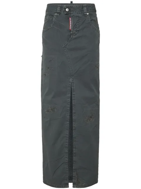 DSQUARED2 cotton maxi skirt