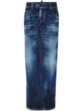 DSQUARED2 denim maxi skirt - Blue