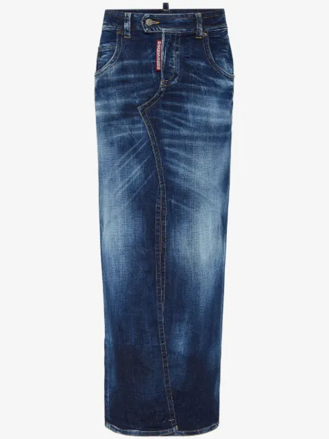 DSQUARED2 denim maxi skirt