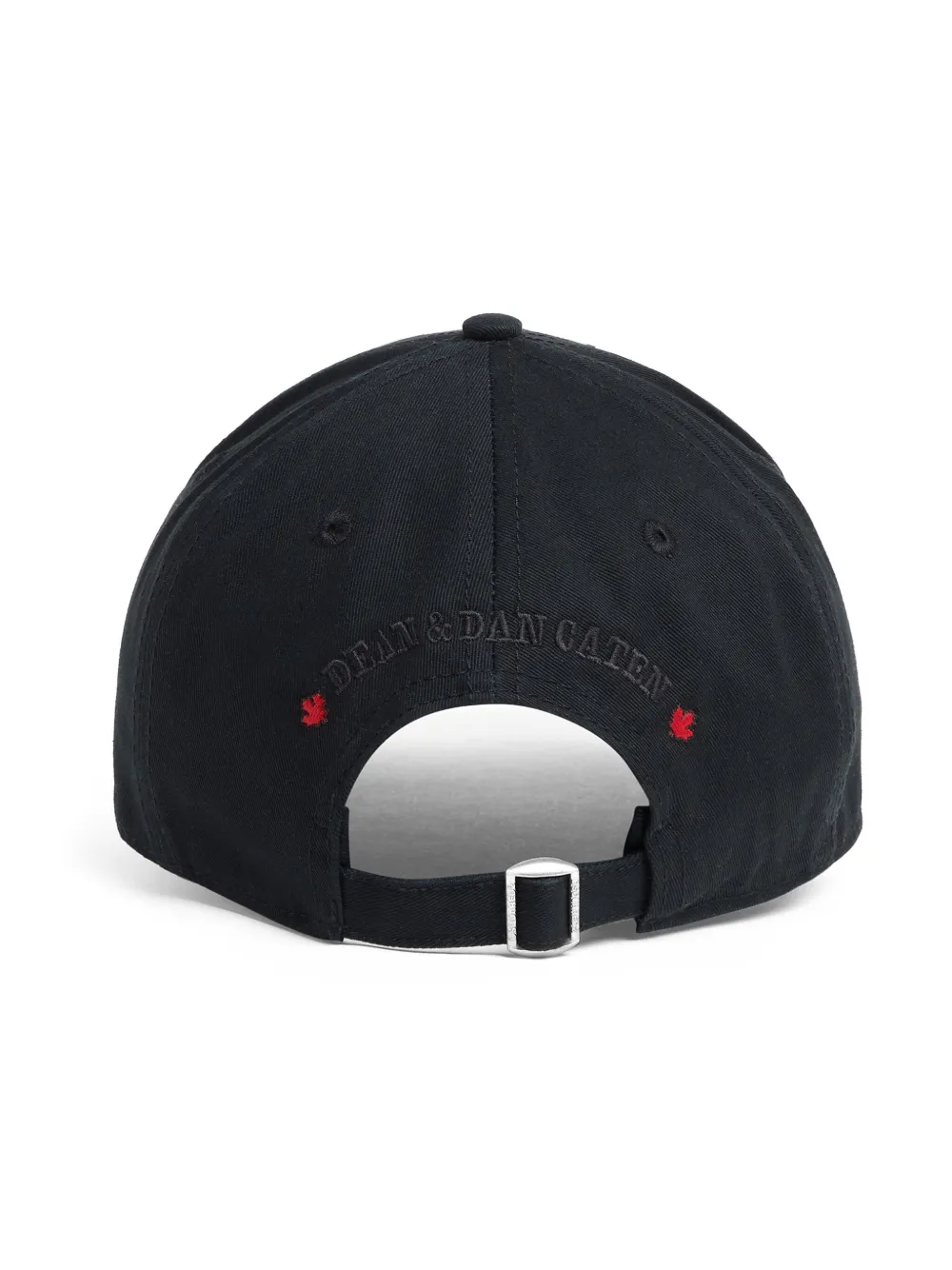 DSQUARED2 Honkbalpet met logopatch - Zwart