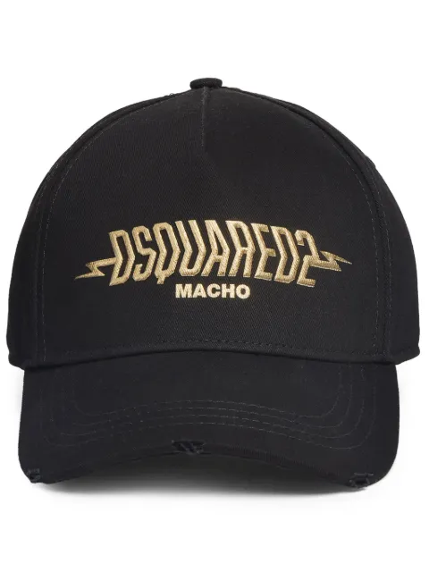 DSQUARED2 logo print baseball cap