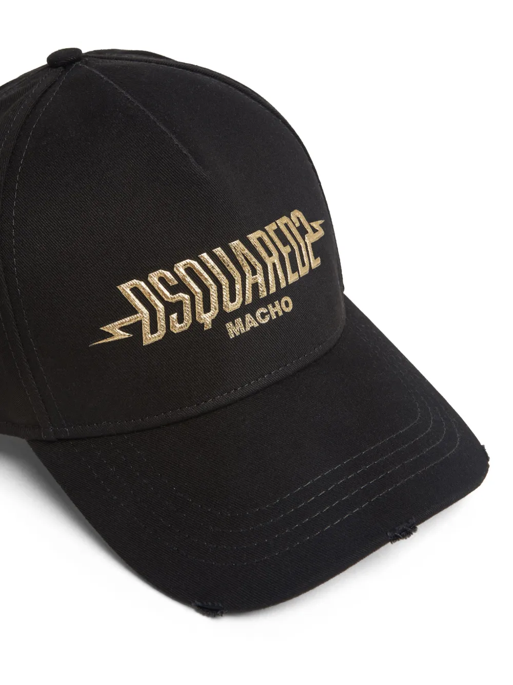 DSQUARED2 Honkbalpet met logoprint Zwart
