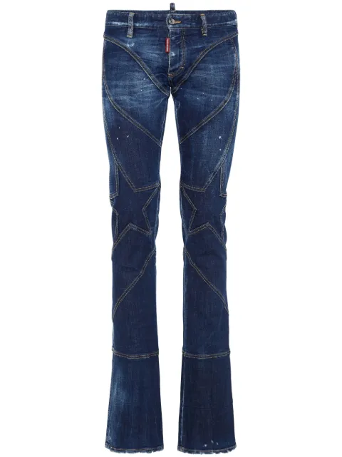 DSQUARED2 star-patch jeans