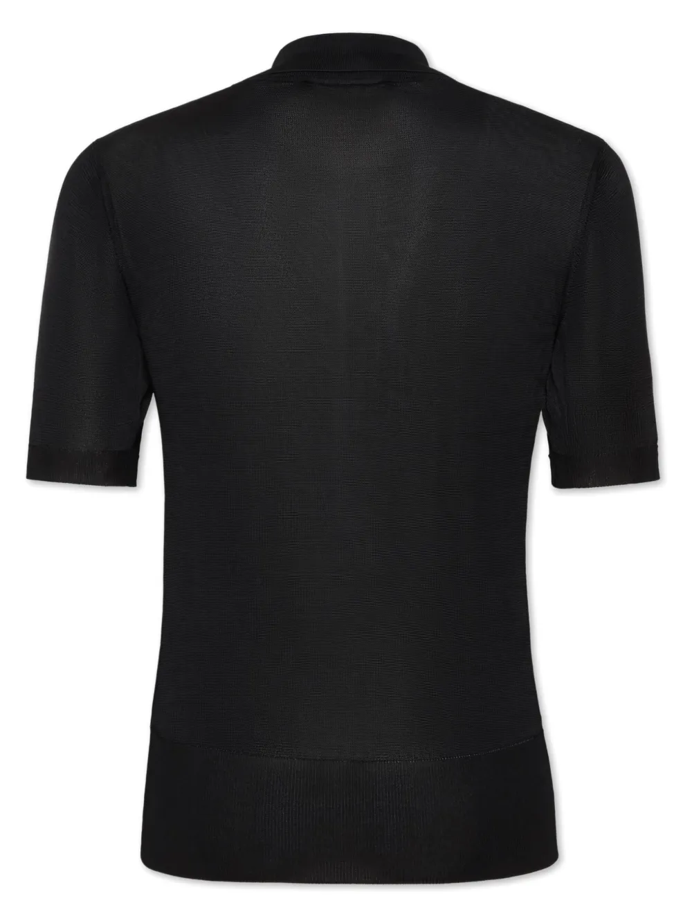 DSQUARED2 Poloshirt met logoplakkaat - Zwart