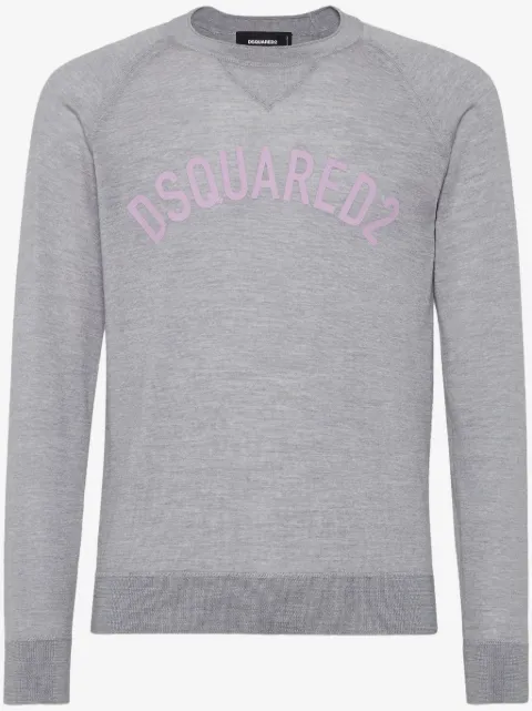 DSQUARED2 logo-print jumper