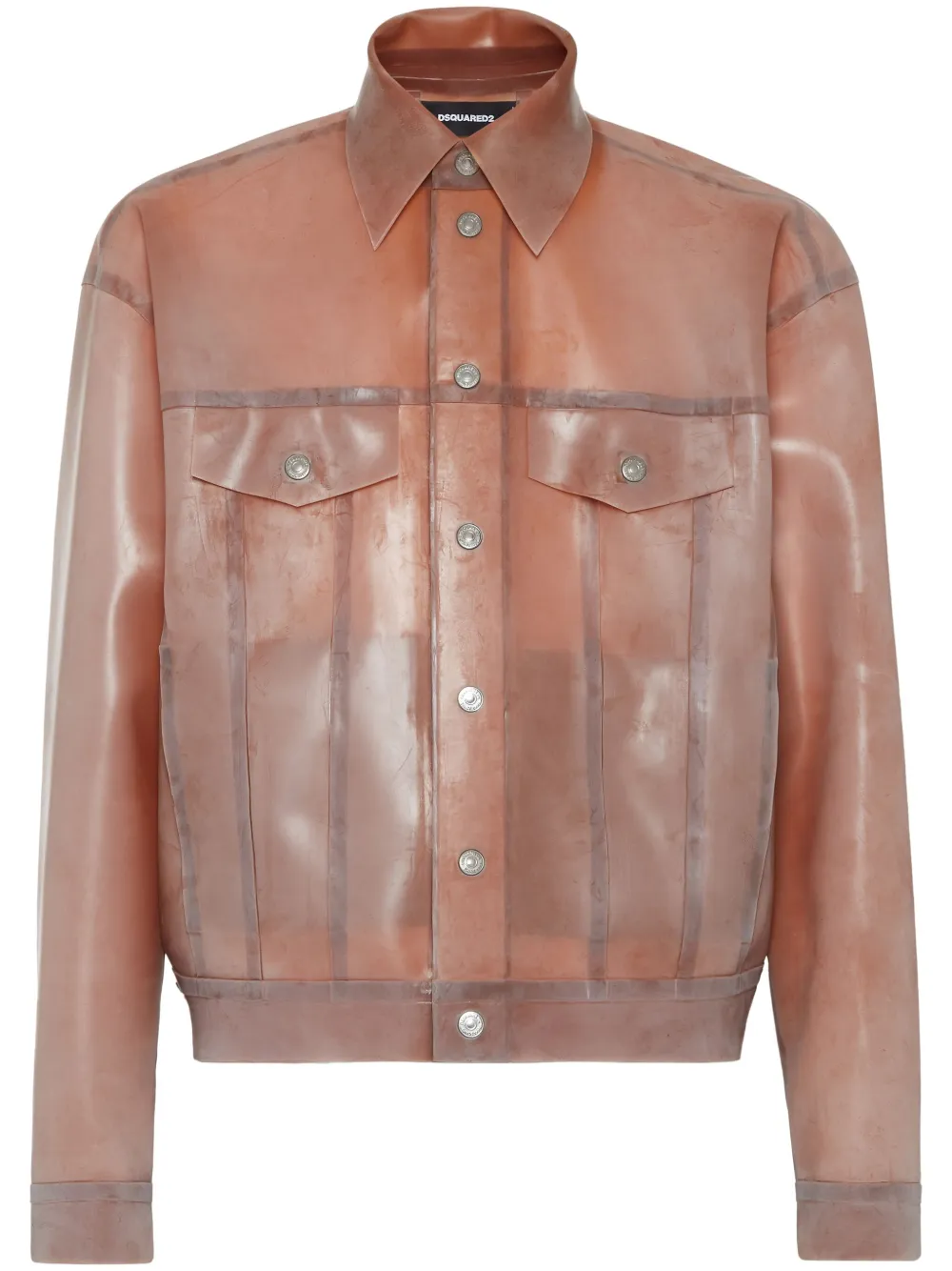 DSQUARED2 coated-finish jacket | Pink | Image 1