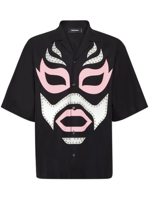 DSQUARED2 camisa manga corta con apliques