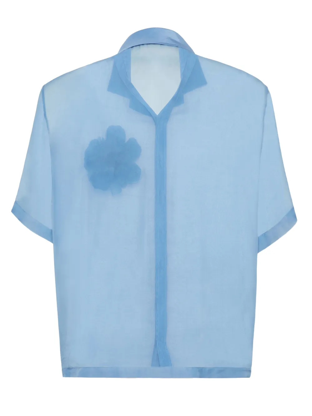 DSQUARED2 Shorts met bloemdetail - 474 Dusty Baby Blue