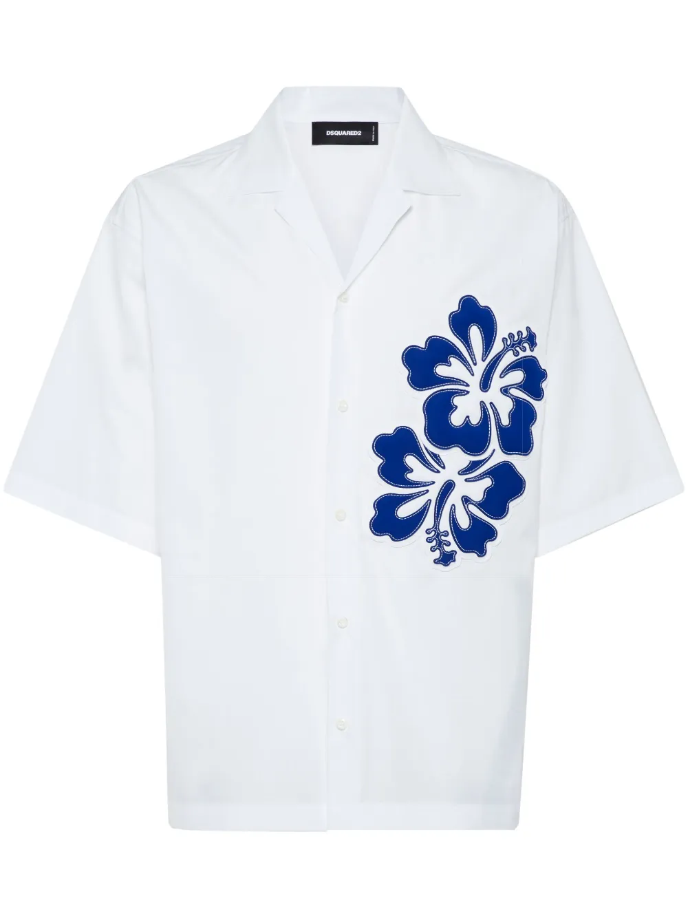 DSQUARED2 floral-detailing shirt | White | Image 1