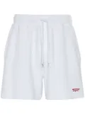 DSQUARED2 logo-appliqué track shorts - White