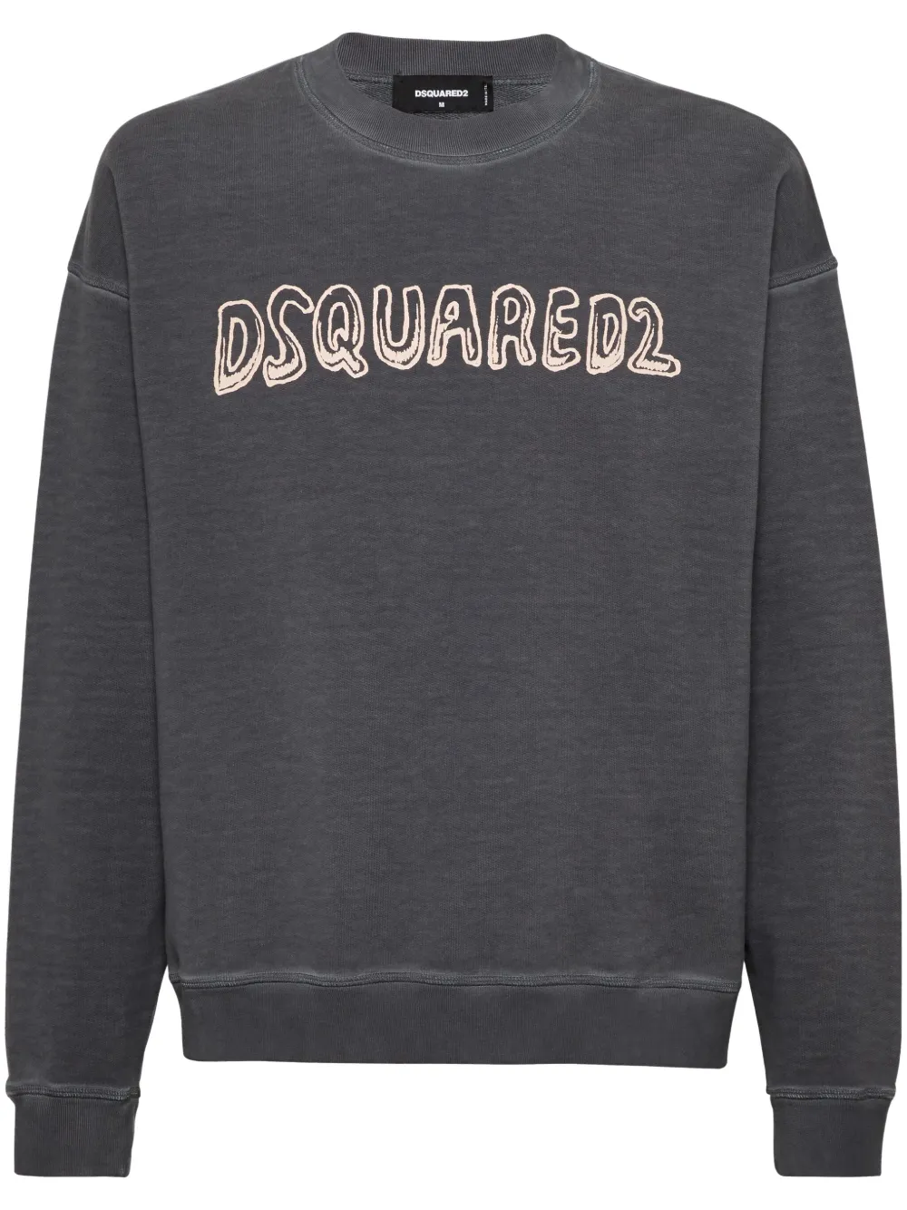 DSQUARED2 logo-print sweatshirt | Black | Image 1