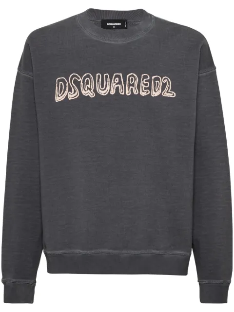 DSQUARED2 logo-print sweatshirt