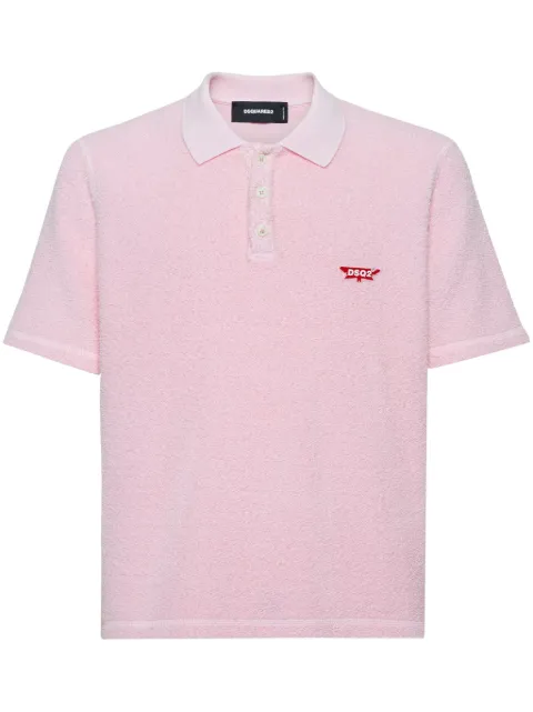 DSQUARED2 logo-appliqué polo shirt