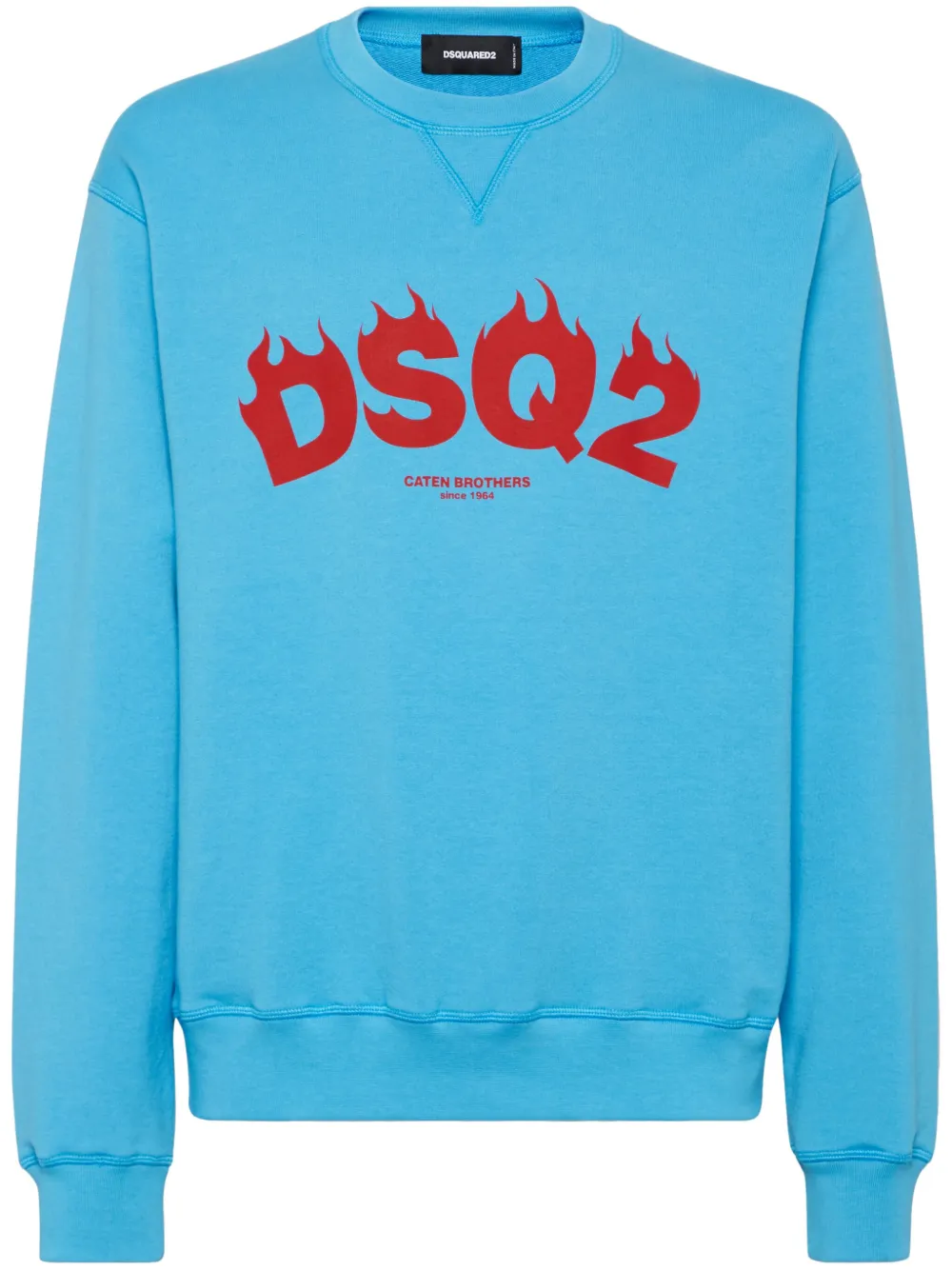 DSQUARED2 logo-print sweatshirt | Blue | Image 1