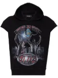 DSQUARED2 graphic-print hoodie - Black