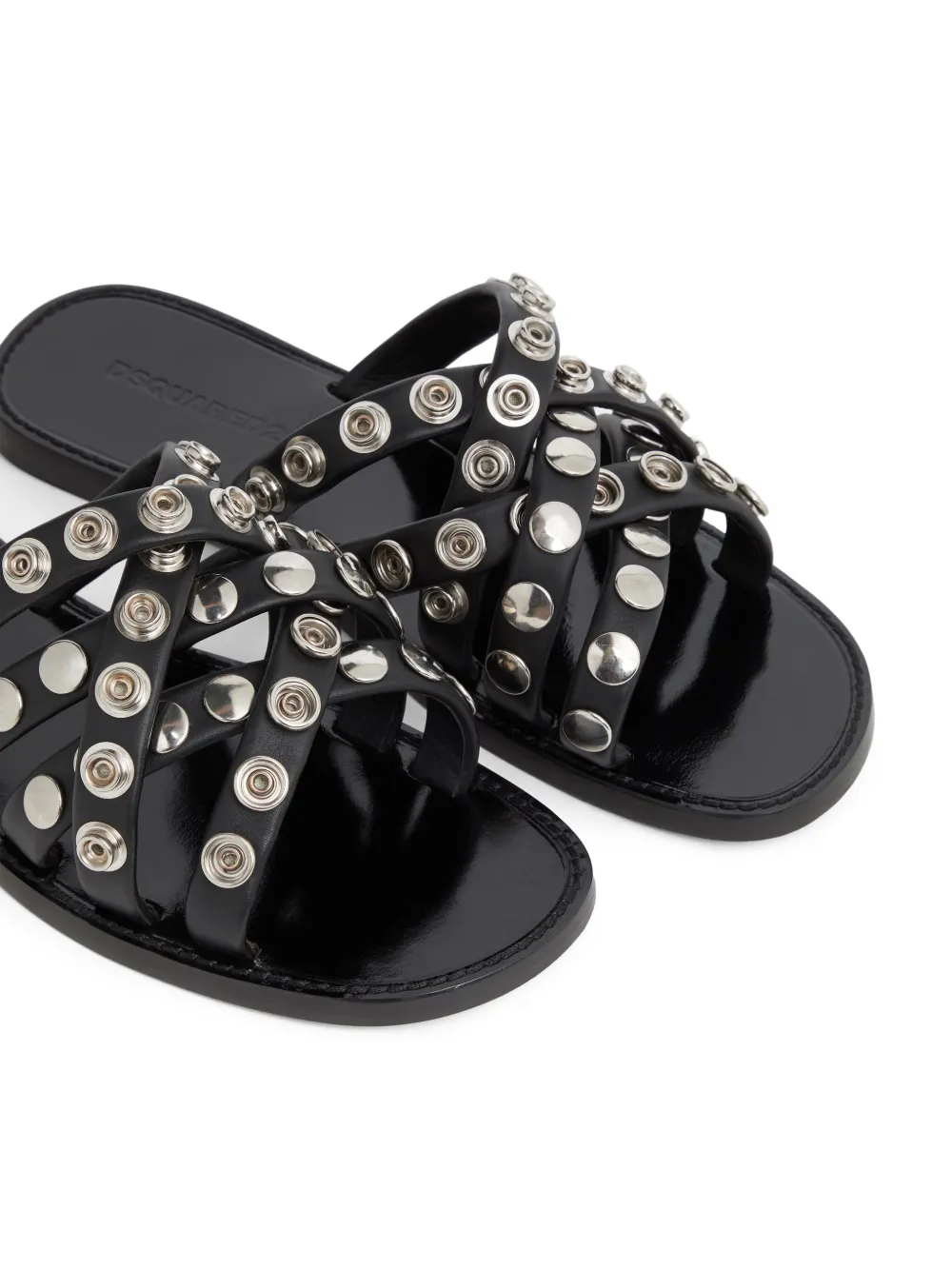 DSQUARED2 stud-embellished sandals Black