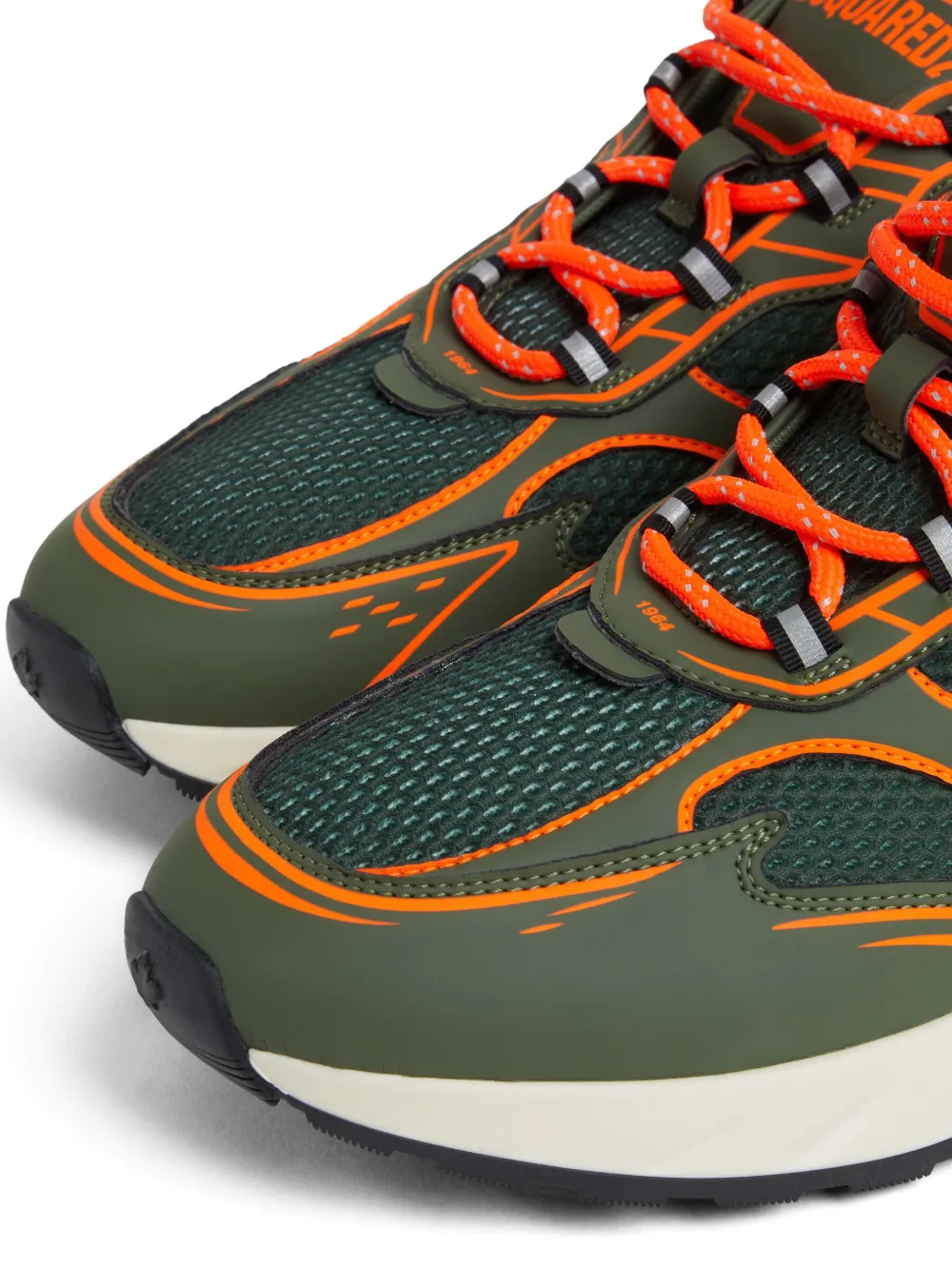 DSQUARED2 lace-up sneakers Green