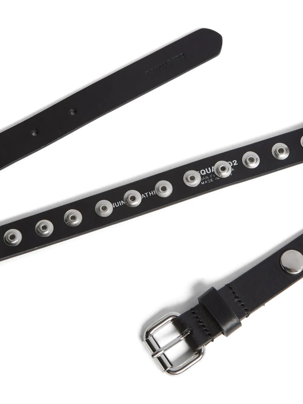 DSQUARED2 Leren riem - Zwart