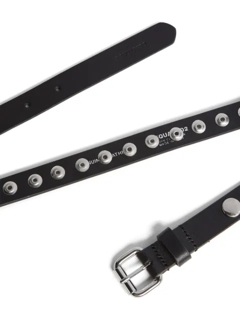 DSQUARED2 stud-embellished leather belt BEW045312908304 - 1